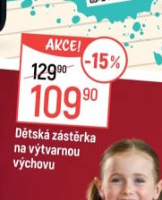 Dětská zástěrka na výtvarnou výchovu