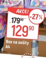Box na sešity A4