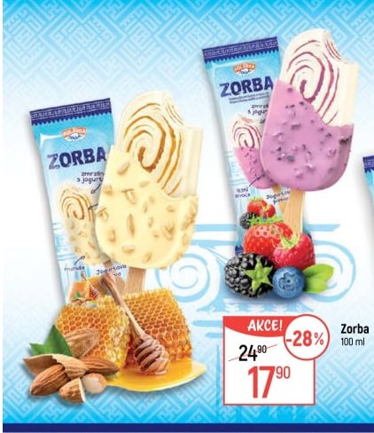 Zorba zmrzlina s jogurtem