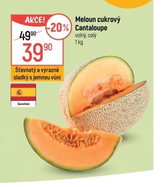 Meloun cukrový Cantaloupe
