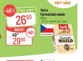 Tatra Farmářské máslo