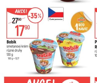 Bobik smetanový krém