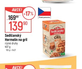 Sedlčanský Hermelín na gril