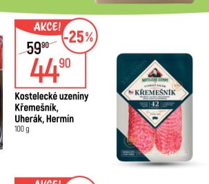 Kostelecké uzeniny Křemešník, Uherák, Hermín 100 g