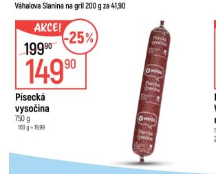 Písecká vysočina 750 g