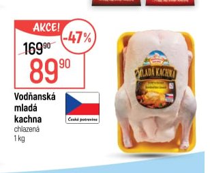 Vodňanská mladá kachna chlazená 1 kg