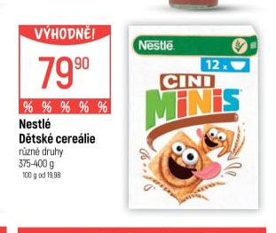 Nestlé Dětské cereálie