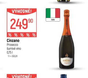 Cinzano Prosecco 0,75 l