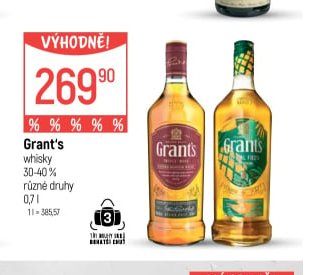 Grant's whisky 0,7 l