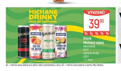Republic/Amundsen míchané drinky 0,25 l