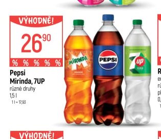 Pepsi, Mirinda, 7UP