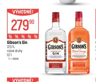 Gibson's Gin
