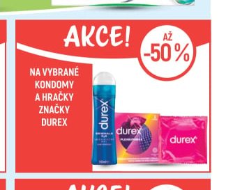 Durex kondomy a hračky