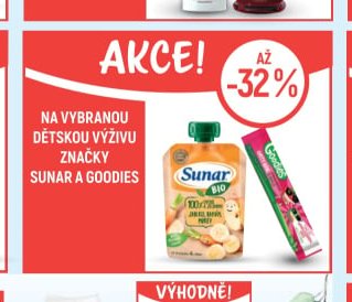 Sunar a Goodies dětská výživa