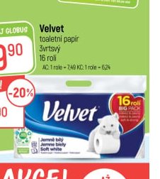 Velvet toaletní papír