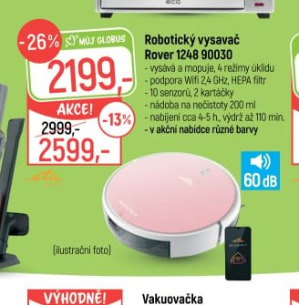 Robotický vysavač Rover 1248 90030