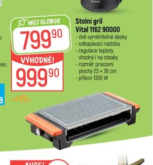 Stolní gril Vital 1162 90000