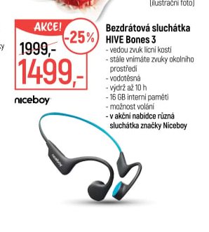 Bezdrátová sluchátka HIVE Bones 3