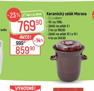 Keramický zelák Morava