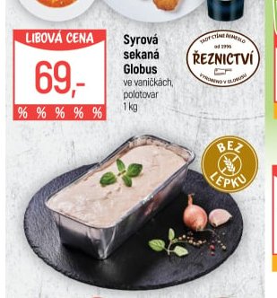 Syrová sekaná Globus 1 kg