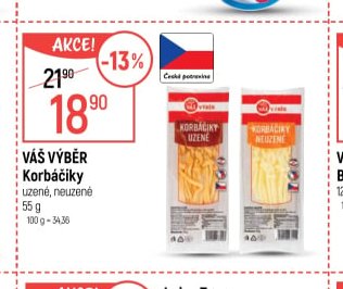 Váš výběr Korbáčíky