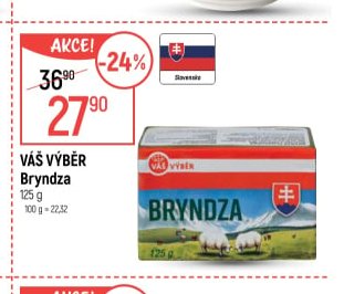 Váš výběr Bryndza