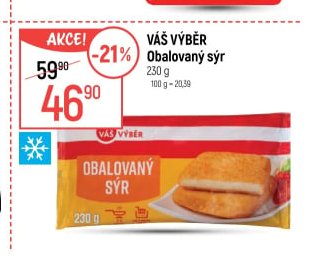Váš výběr Obalovaný sýr