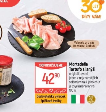 Mortadella Tartufo s lanýži