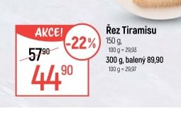 Řez Tiramisu