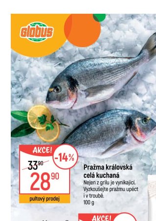 Pražma královská celá kuchaná