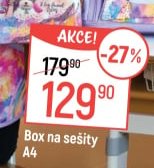 Box na sešity A4