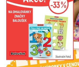 Na omalovánky značky Baloušek