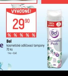Bel kosmetické odličovací tampony