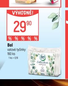 Bel vatové tyčinky