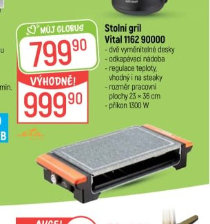 Stolní gril Vital 1162 90000