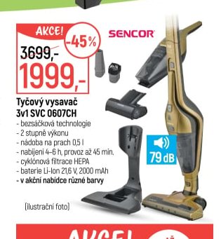 Tyčový vysavač 3v1 SVC 0607CH