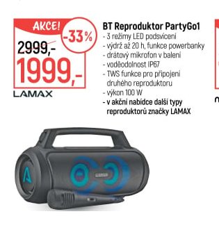 BT Reproduktor PartyGo1