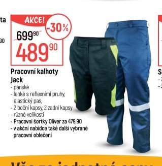 Pracovní kalhoty Jack