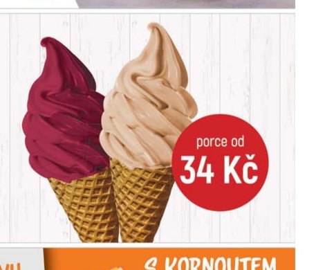 Točená zmrzlina vlastní výroby