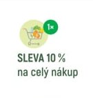 SLEVA 10 % na celý nákup