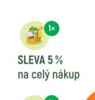 SLEVA 5 % na celý nákup