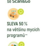 SLEVA 50 % na většinu mycích programů