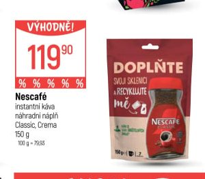 Nescafé instantní káva náhradní náplň