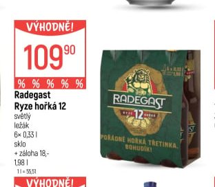 Radegast Ryze hořká 12