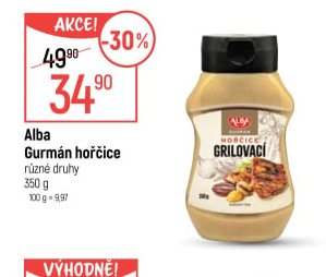 Alba Gurmán hořčice