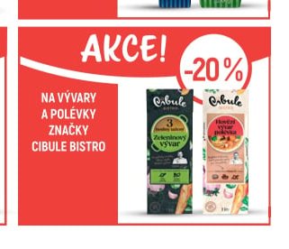 Na vývary a polévky značky Cibule Bistro