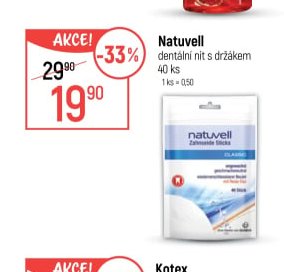Natuvell dentální nit s držákem