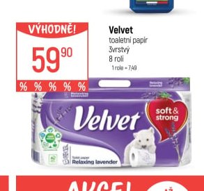 Velvet toaletní papír