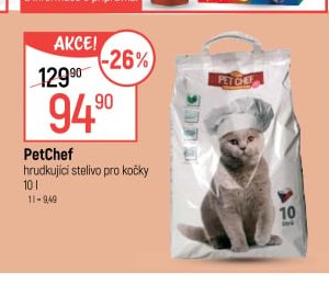 PetChef hrudkující stelivo pro kočky