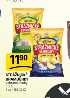 STRÁŽNICKÉ BRAMBŮRKY vybrané druhy 60 g